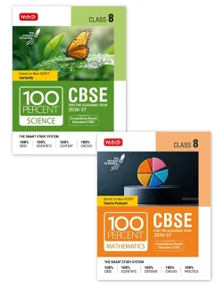 100 Percent For Class 8 CBSE Board Exam 2026-27 Mathematics and Science Combo