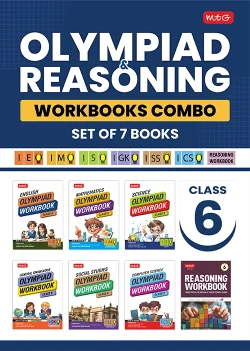 Class 6 ISO-IMO-IEO-ICSO-IGKO-ISSO Olympiad Workbook and Reasoning Book Combo For 2026-27 Exam (Set of 7 Books)