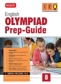 Class 8 Olympiad Prep-Guide (OPG) English (IEO) - Detailed Theory, Self Test  For SOF 2026-27 Exam