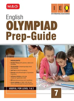 Class 7 Olympiad Prep-Guide (OPG) English (IEO) - Detailed Theory, Self Test  For SOF 2026-27 Exam