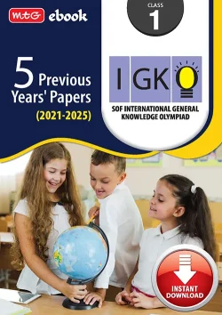 Class 1 IGKO Olympiad Previous 5 Years Papers (Instant download eBook)