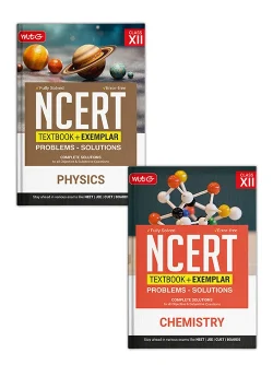 NCERT Textbook + Exemplar Problems Solutions Physics and Chemistry Combo - Class 12