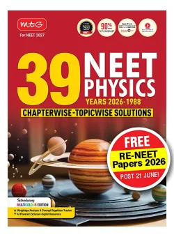 39 Years NEET Physics Book For 2026-2027 Exam | Chapterwise Topicwise Solved Question Papers | Free Video Solutions | AI Powered Digital Resource #NEETToppersFirstChoice