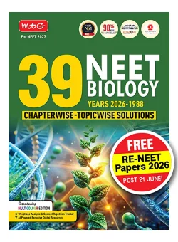 39 Years NEET Biology Book For 2026-2027 Exam | Chapterwise Topicwise Solved Question Papers | Free Video Solutions | AI Powered Digital Resource #NEETToppersFirstChoice