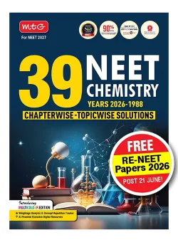 39 Years NEET Chemistry Book For 2026-2027 Exam | Chapterwise Topicwise Solved Question Papers | Free Video Solutions | AI Powered Digital Resource #NEETToppersFirstChoice