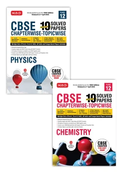 MTG CBSE 10 Years (2026-2017) Chapterwise Topicwise Solved Papers Class 12 Physics and Chemistry (Set of 2 Books) - CBSE Champion For 2027 Exam | Video Solution of PYQs