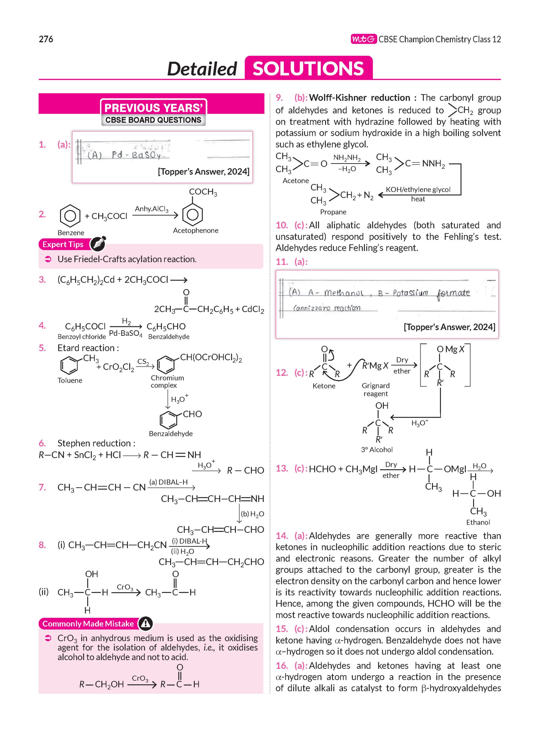 CBSE 10 Years (2026-2017) Chapterwise Topicwise Solved Papers Class 12 Chemistry Book - CBSE Champion For 2027 Exam | Video Solution of PYQs (Based on Latest Pattern)