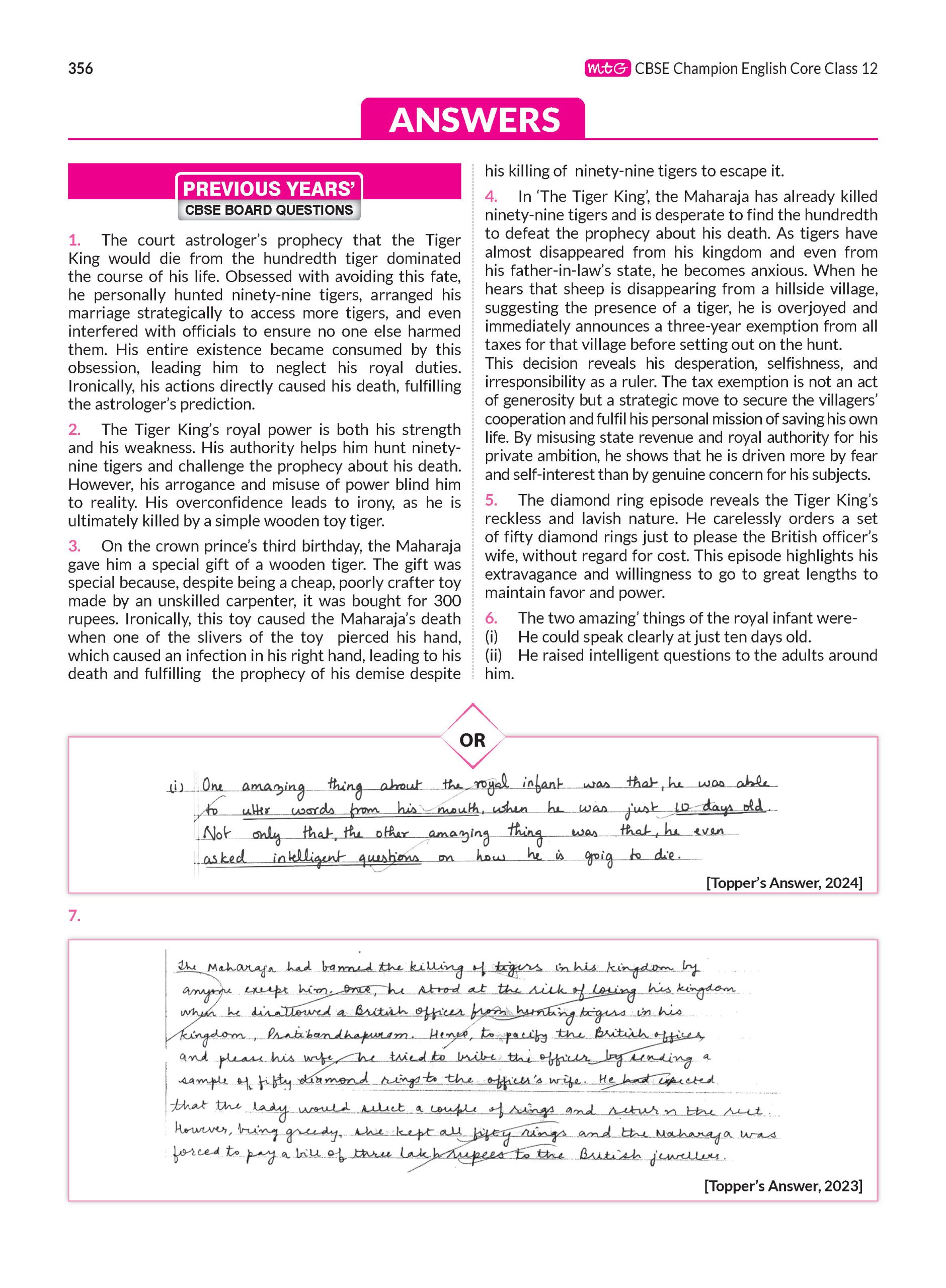 CBSE 10 Years (2026-2017) Chapterwise Topicwise Solved Papers Class 12 English Core Book - CBSE Champion For 2027 Exam | Video Solution of PYQs (Based on Latest Pattern)
