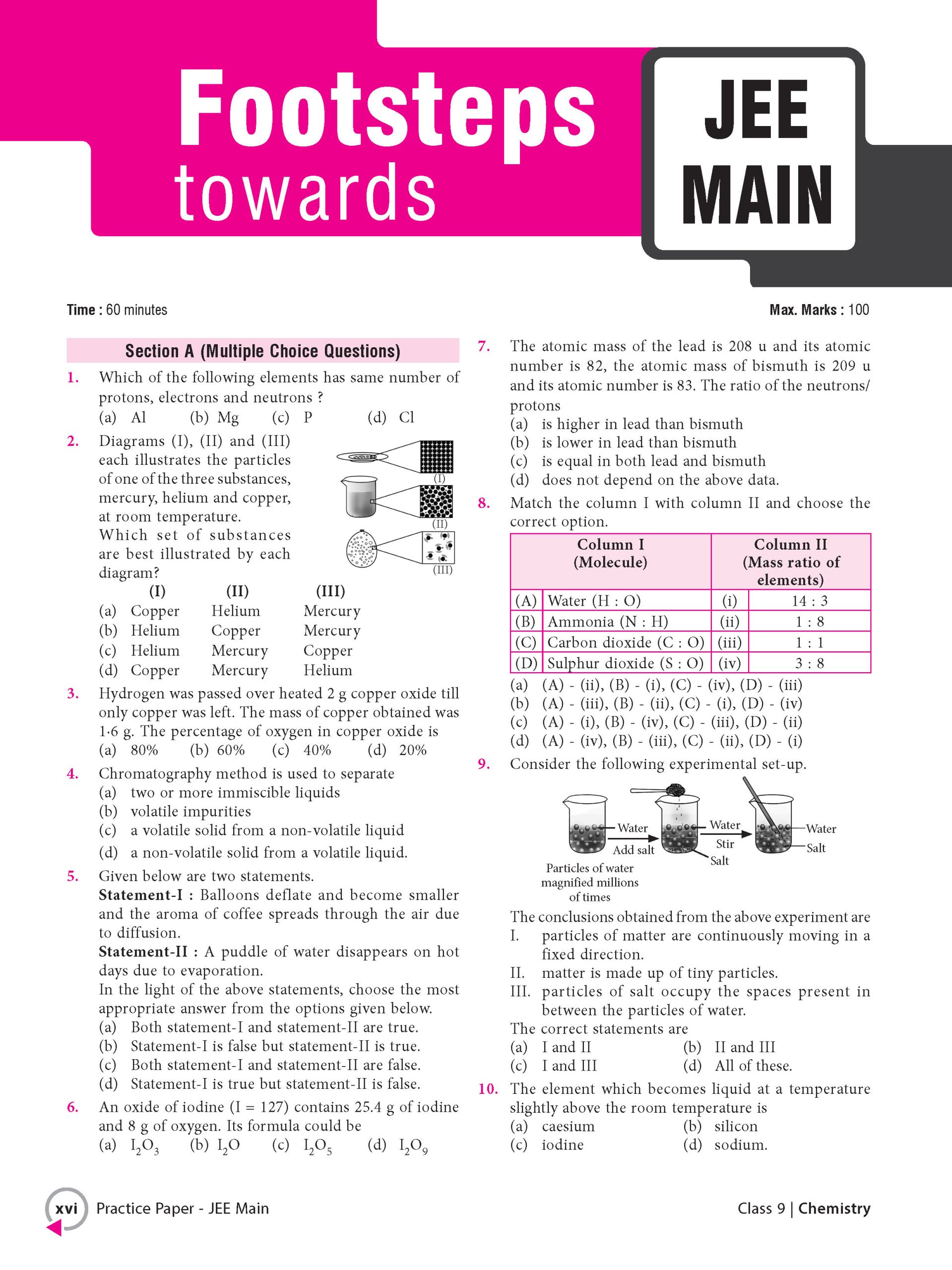 Foundation Course Class 9 Chemistry For NEET, IIT-JEE, CUET and Boards Exams Based on New NCERT Syllabus and Pattern 2026-2027