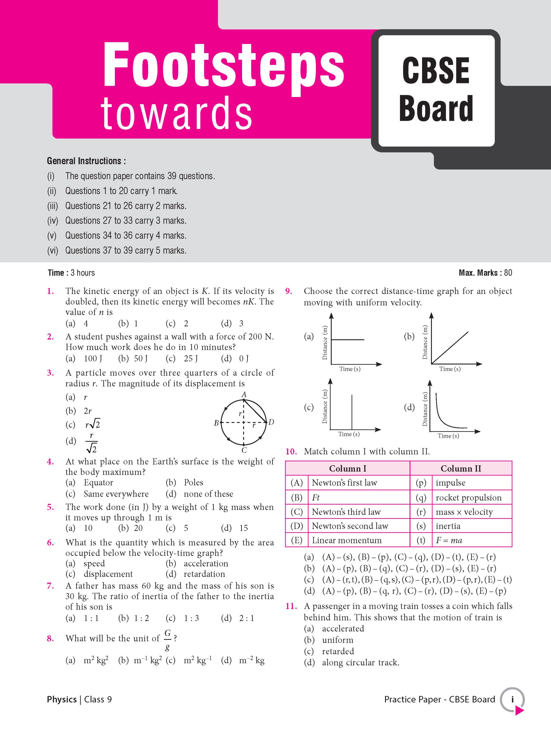 Foundation Course Class 9 Physics For NEET, IIT-JEE, CUET and Boards Exams Based on New NCERT Syllabus and Pattern 2026-2027