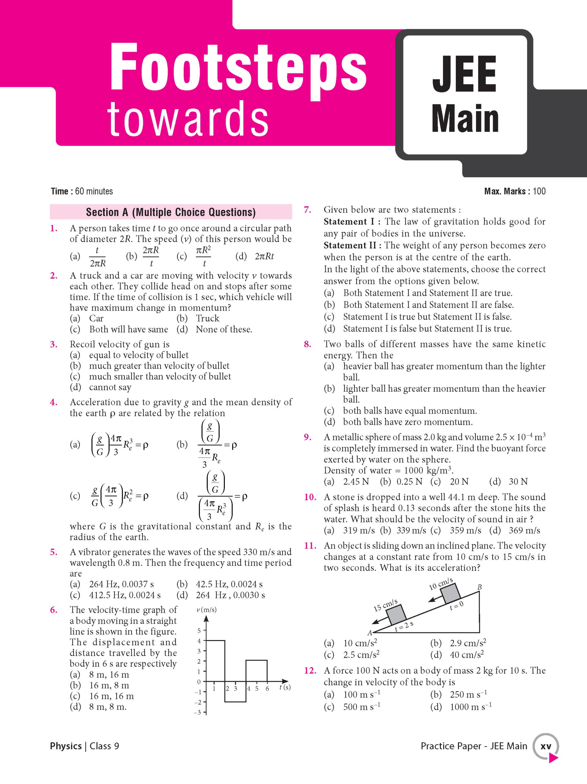 Foundation Course Class 9 Physics For NEET, IIT-JEE, CUET and Boards Exams Based on New NCERT Syllabus and Pattern 2026-2027