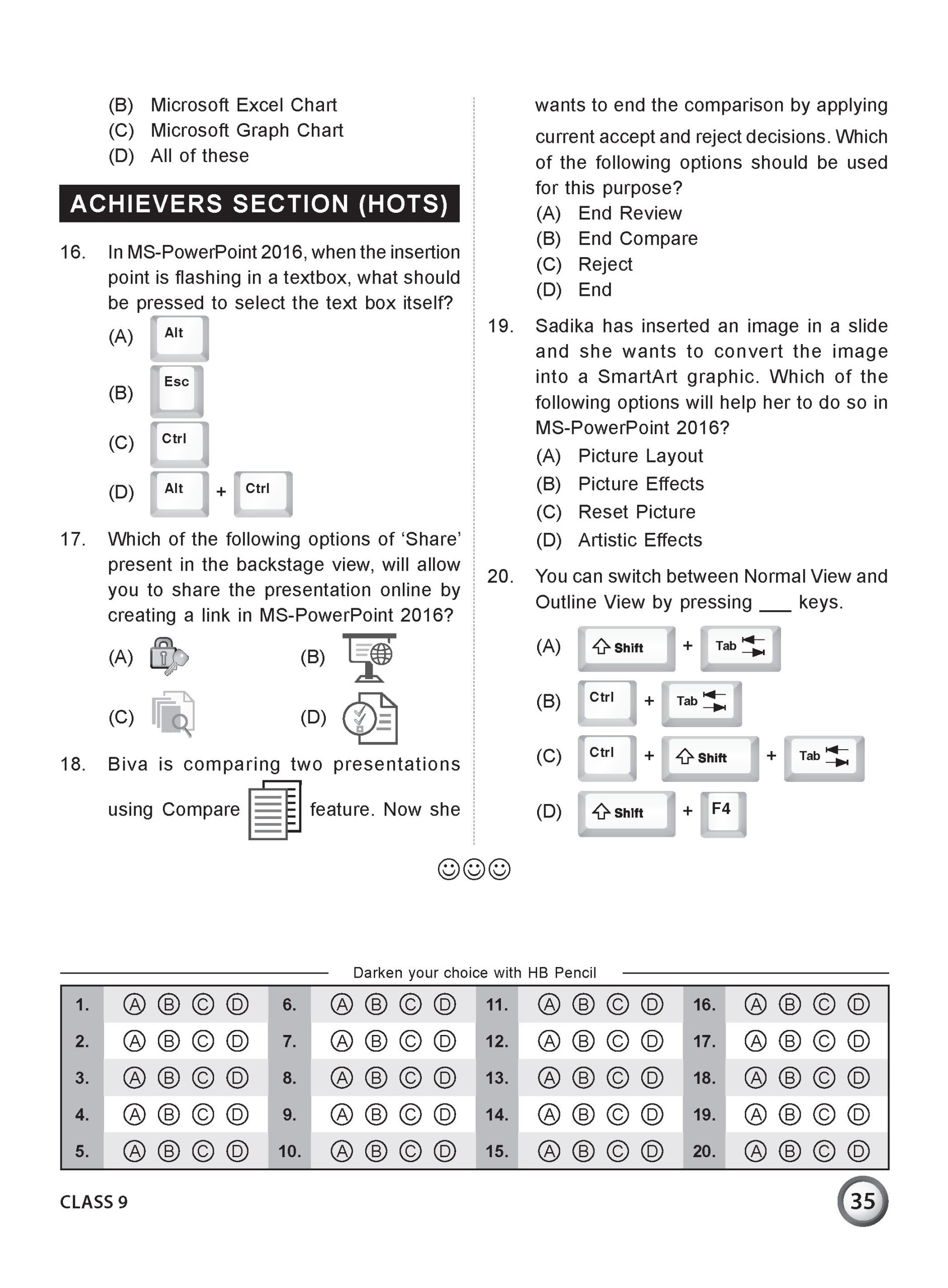 Class 9 International Computer Science Olympiad (ICSO) Workbook for 2026-27 Exam