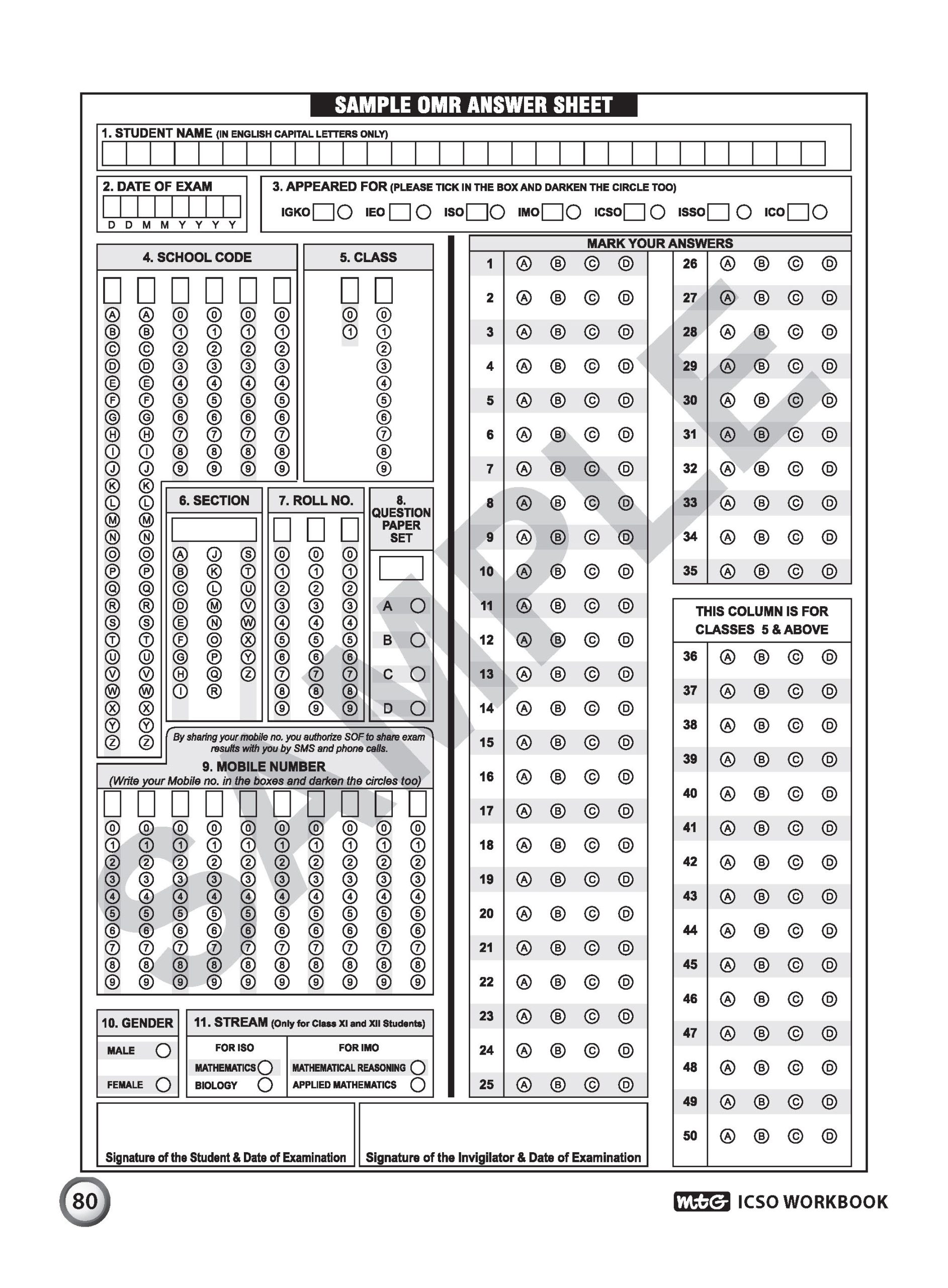 Class 9 International Computer Science Olympiad (ICSO) Workbook for 2026-27 Exam