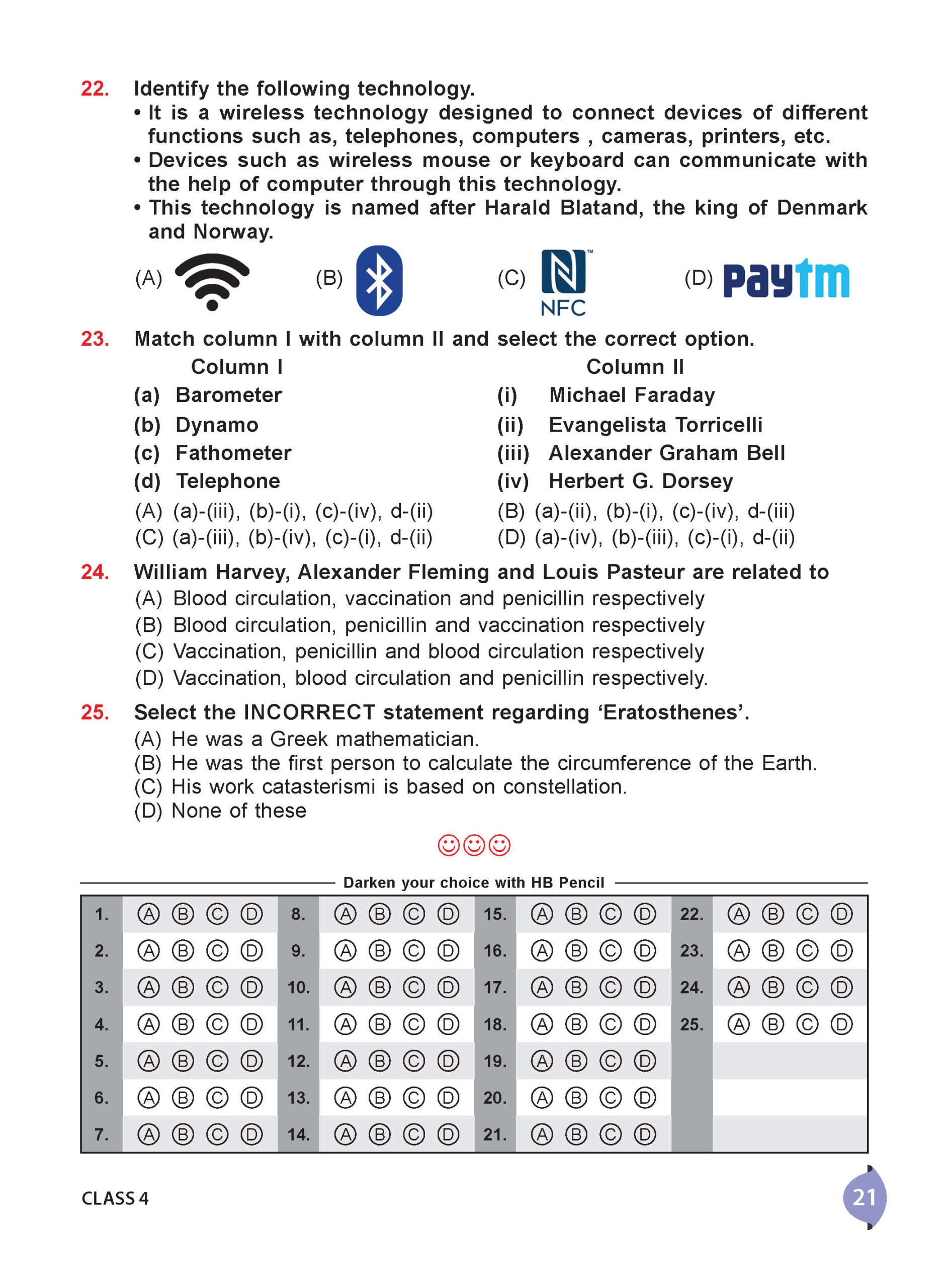 Class 4 International General Knowledge Olympiad (IGKO) Workbook for 2026-27 Exam
