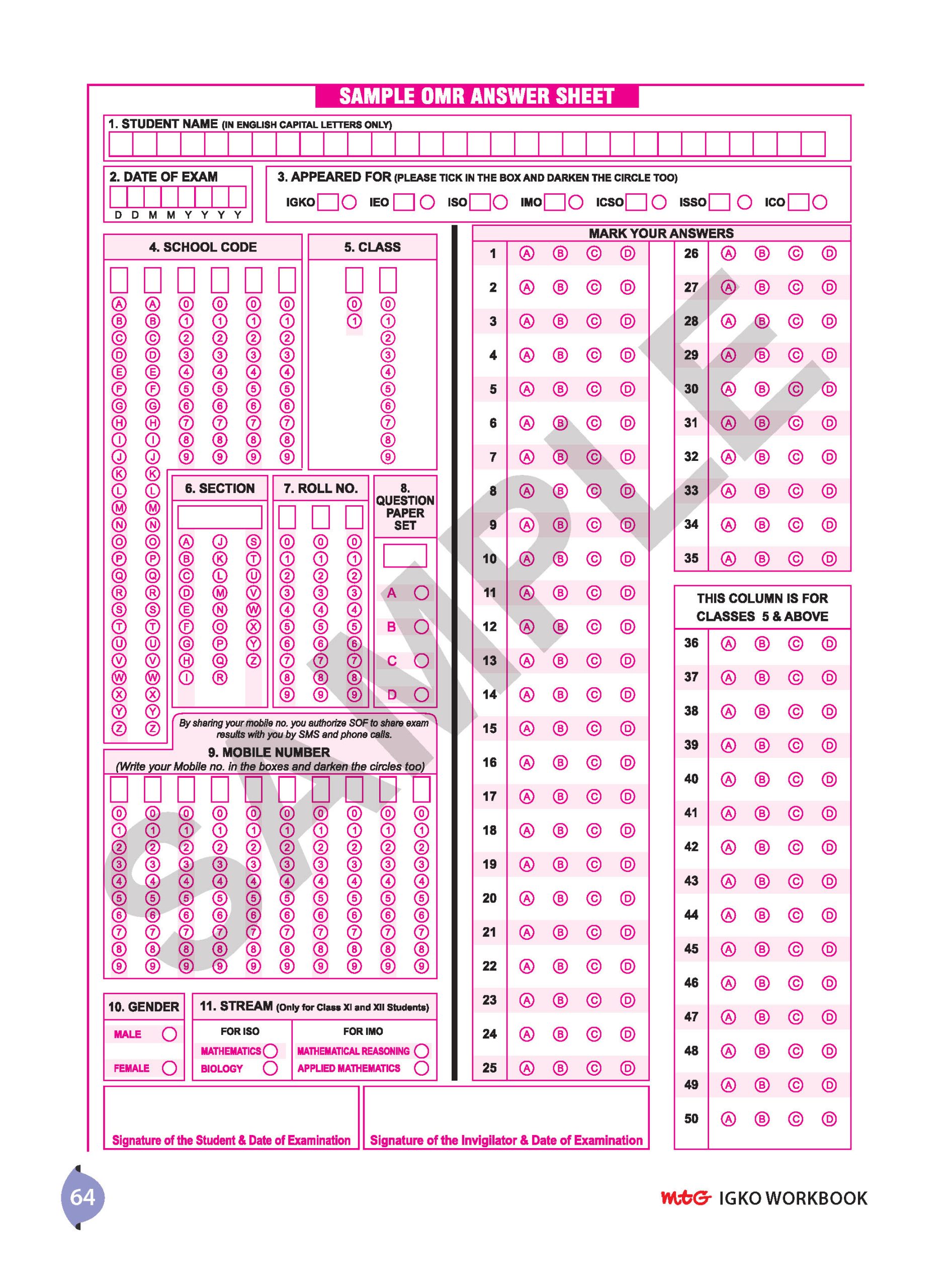 Class 4 International General Knowledge Olympiad (IGKO) Workbook for 2026-27 Exam