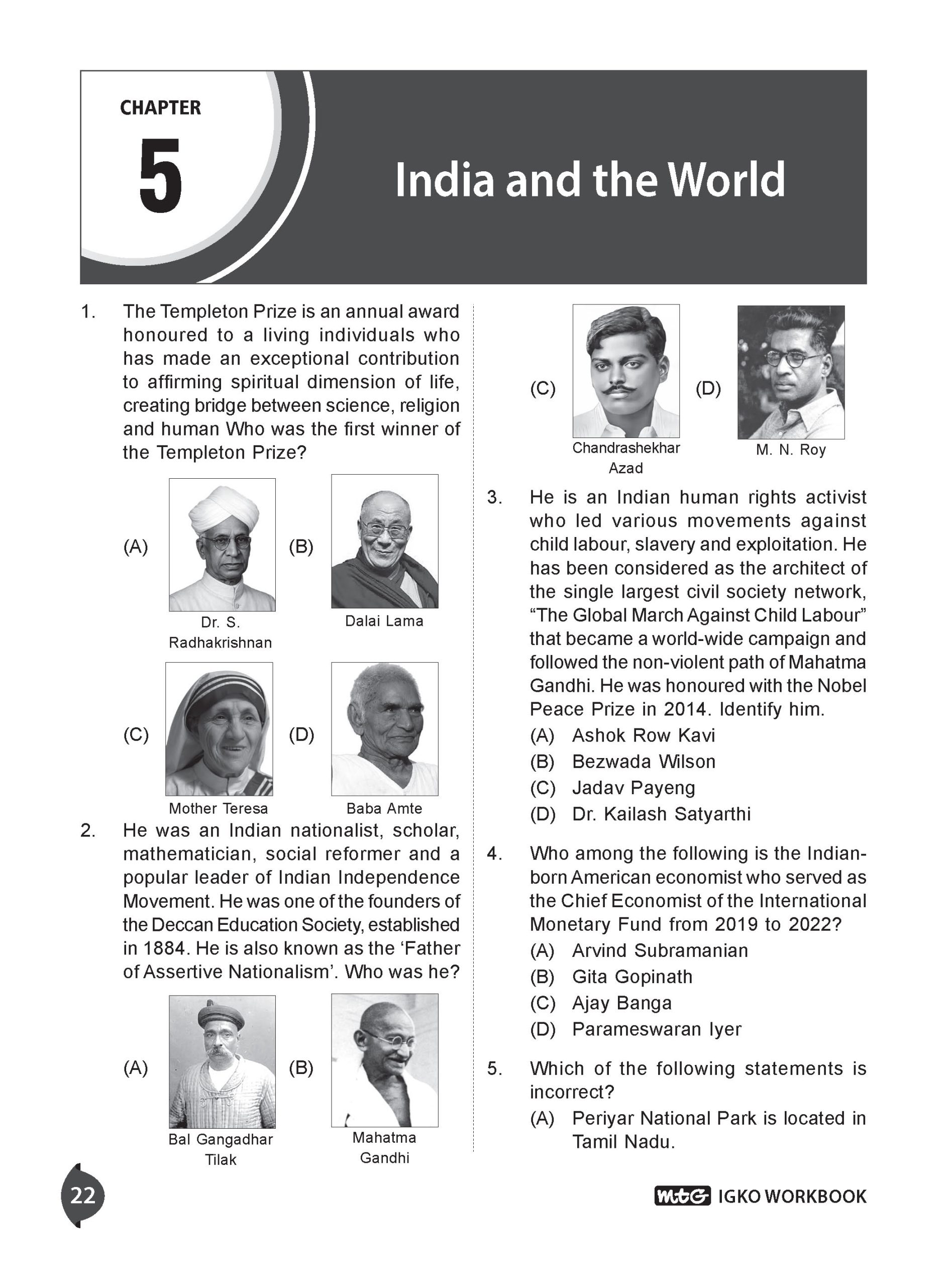 Class 7 International General Knowledge Olympiad (IGKO) Workbook for 2026-27 Exam