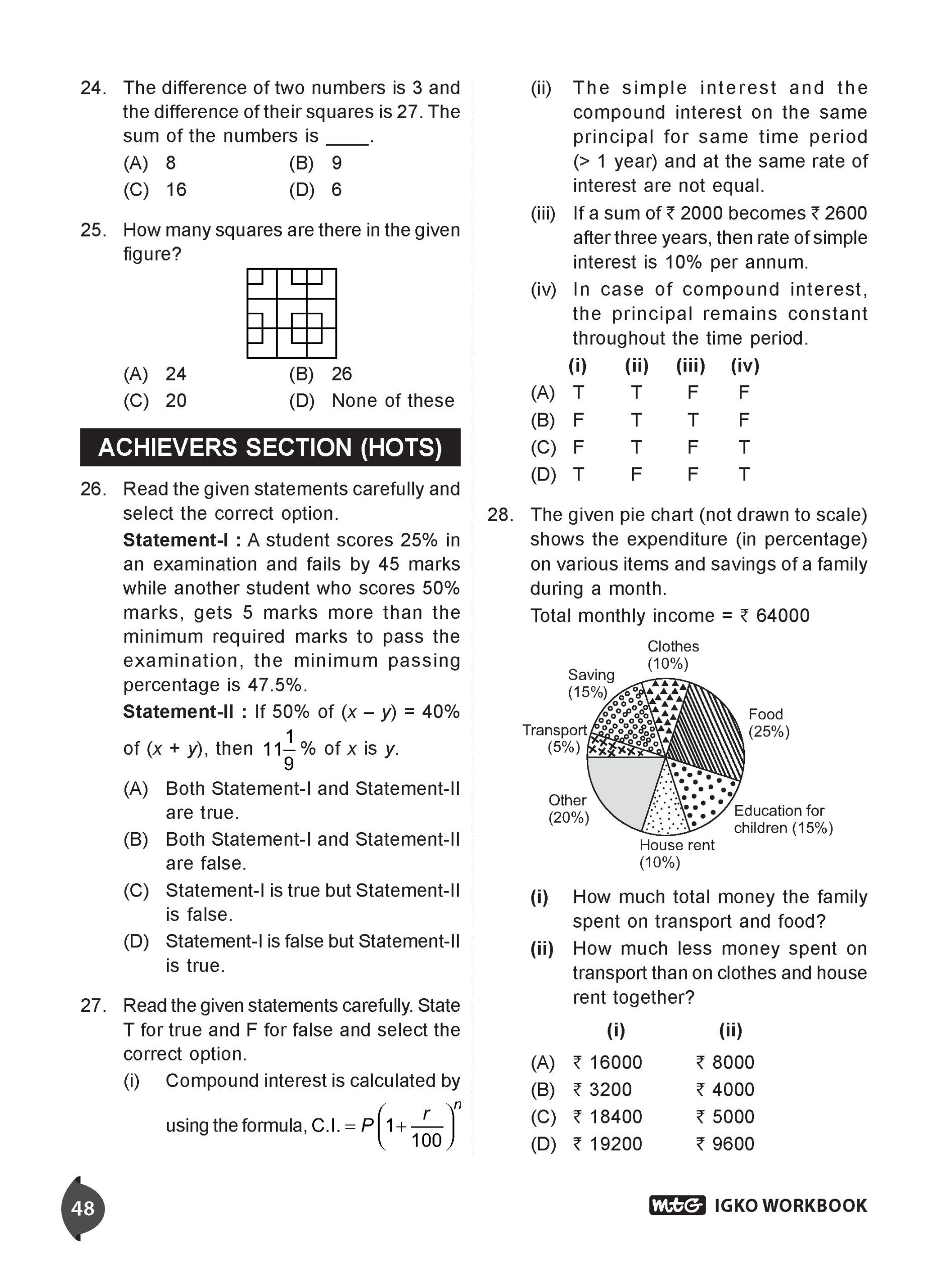 Class 8 International General Knowledge Olympiad (IGKO) Workbook for 2026-27 Exam