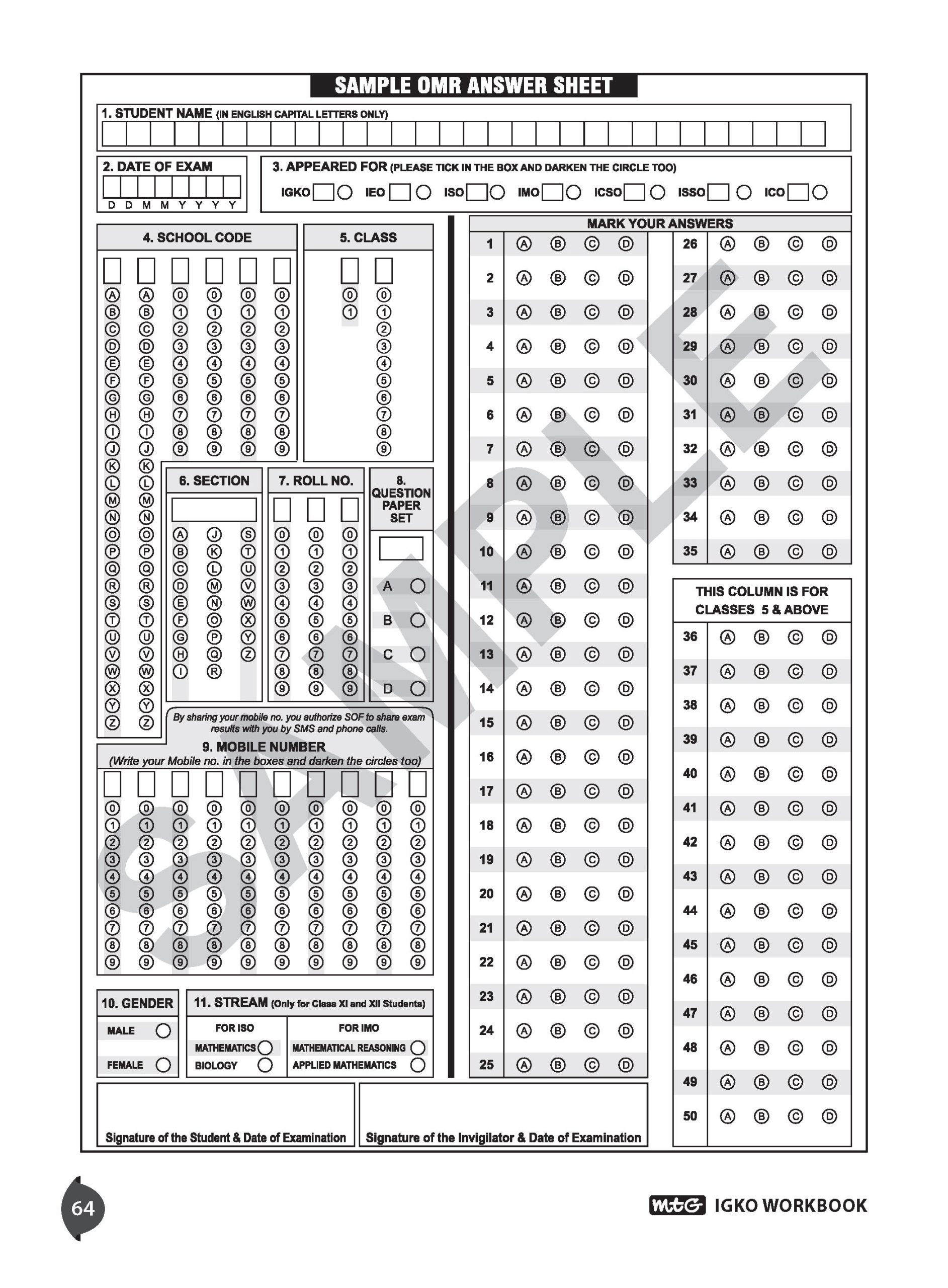Class 8 International General Knowledge Olympiad (IGKO) Workbook for 2026-27 Exam