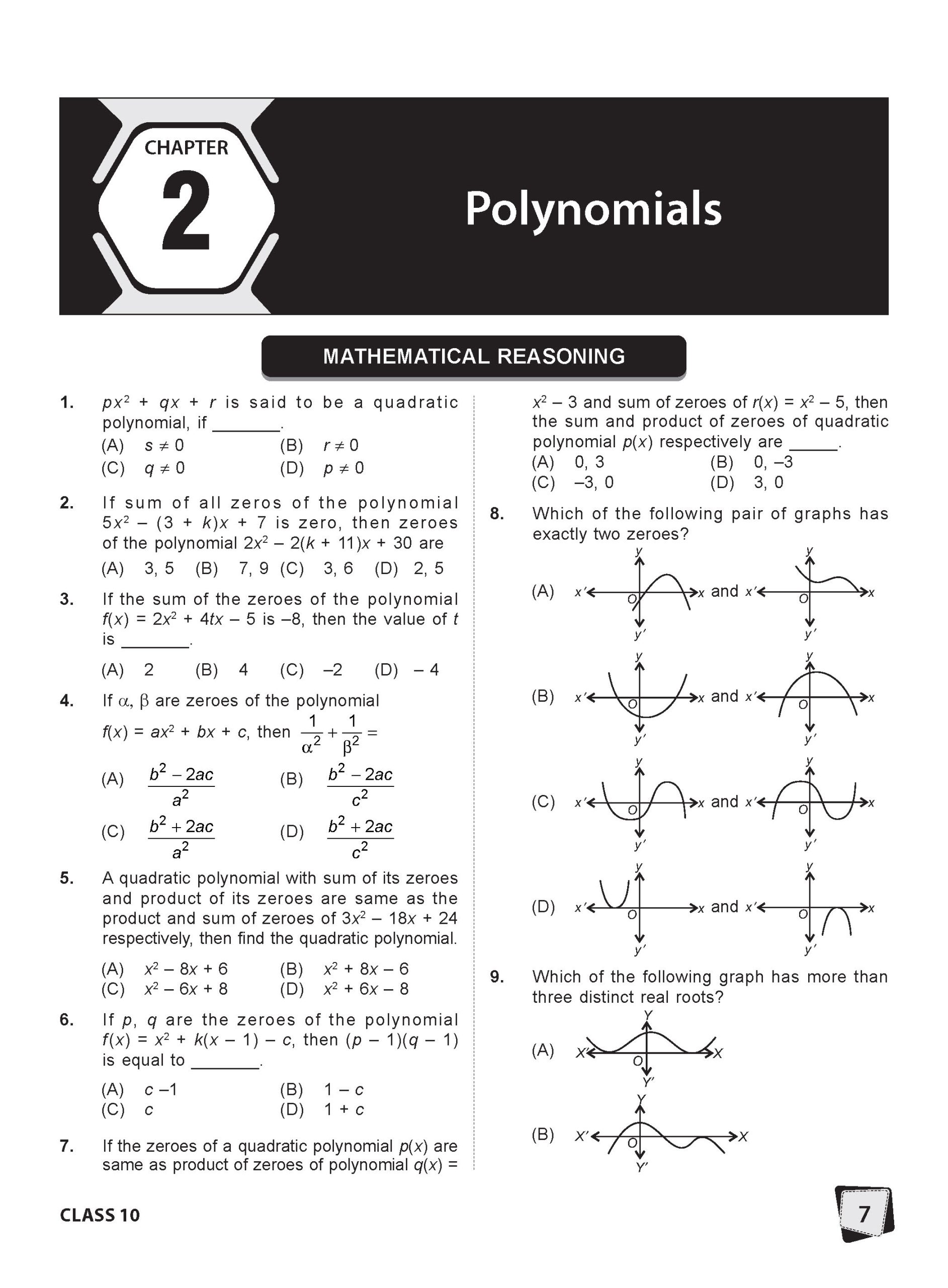 Class 10 International Mathematics Olympiad (IMO) Workbook for 2026-27 Exam