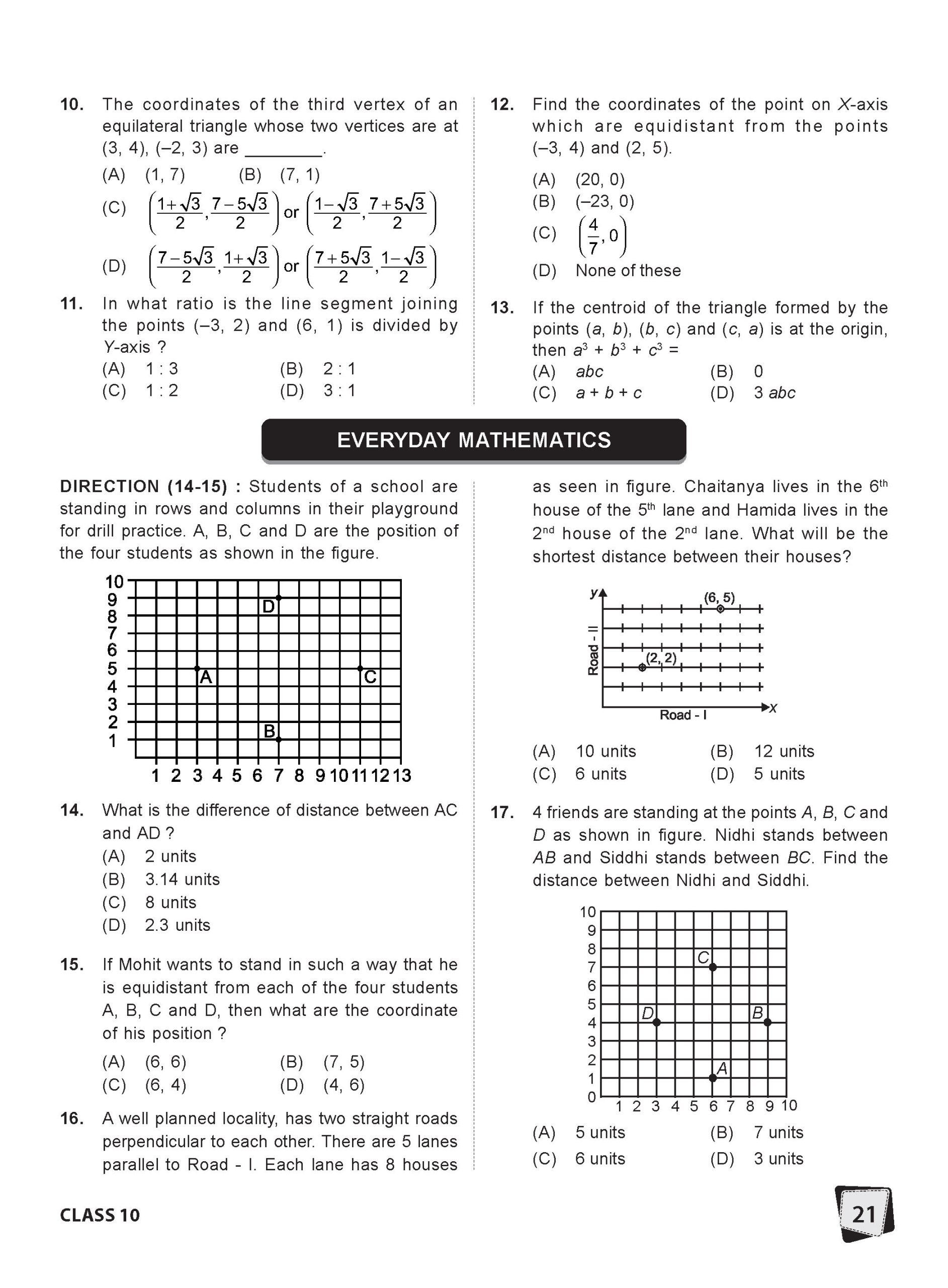 Class 10 International Mathematics Olympiad (IMO) Workbook for 2026-27 Exam
