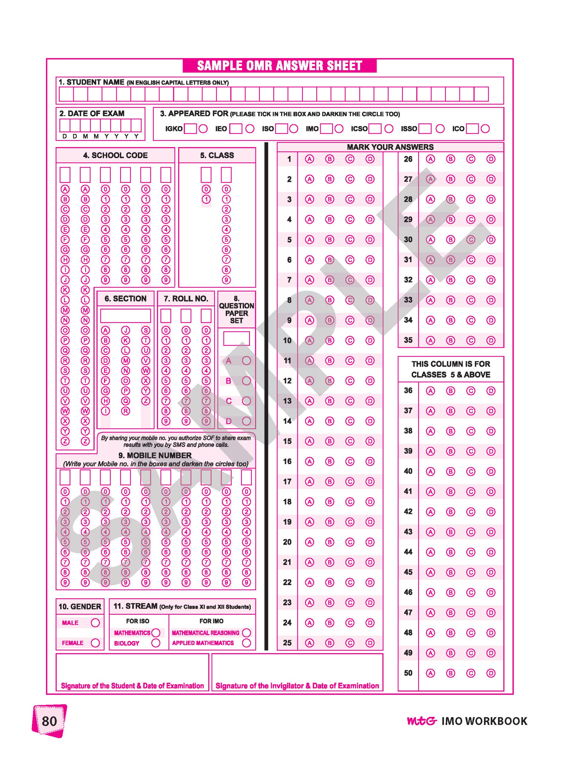 Class 6 International Mathematics Olympiad (IMO) Workbook for 2026-27 Exam