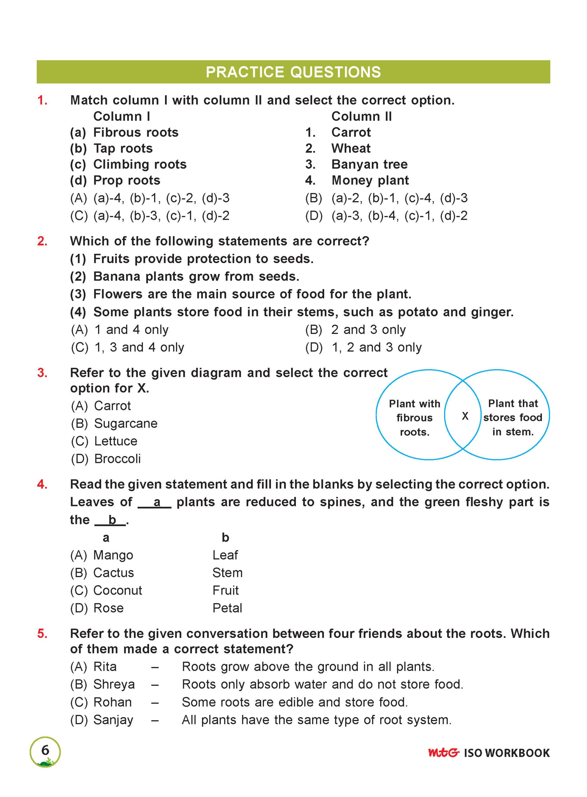 Class 3 International Science Olympiad (ISO) Workbook for 2026-27 Exam
