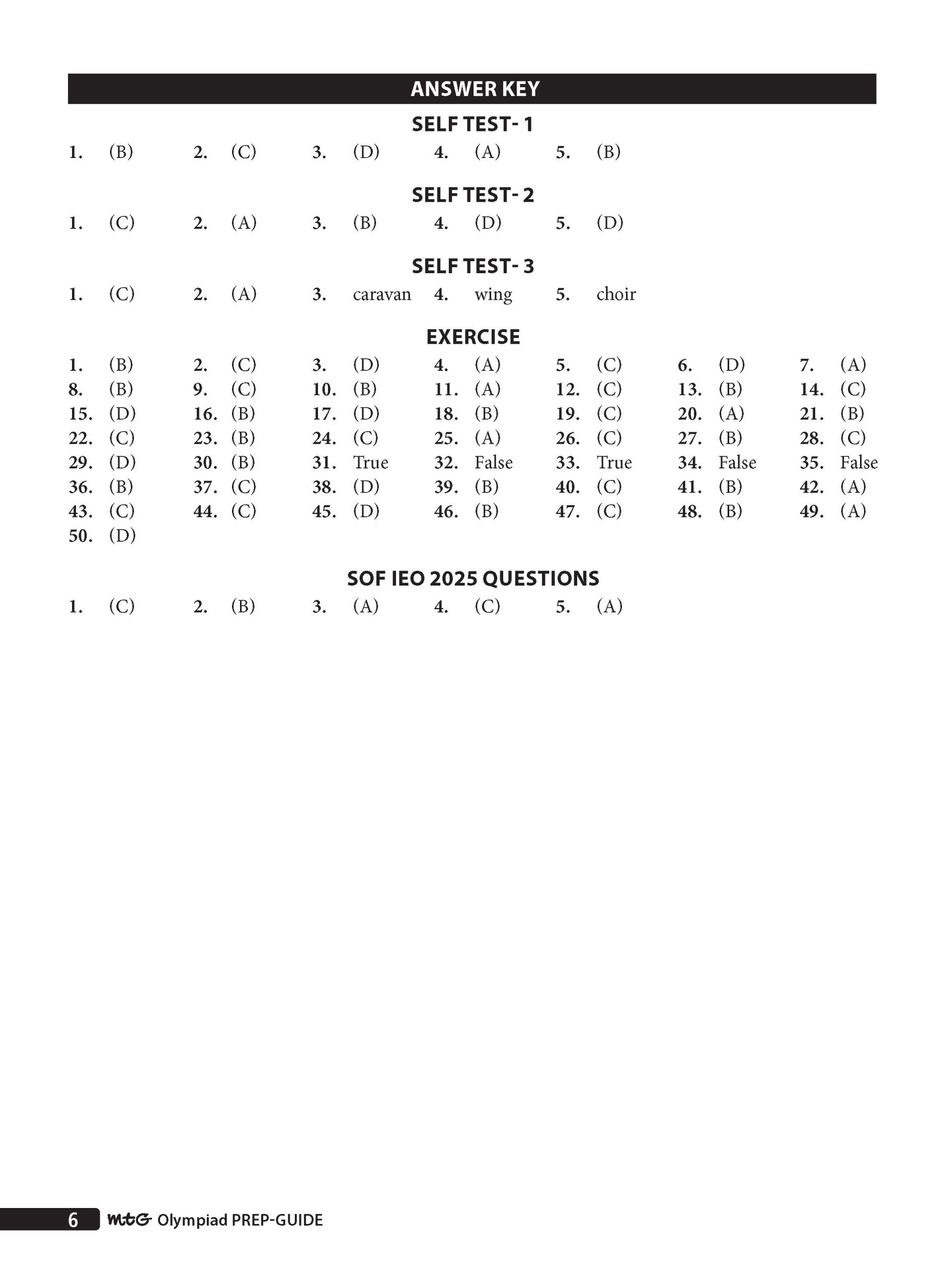 Class 5 Olympiad Prep-Guide (OPG) English (IEO) - Detailed Theory, Self Test For SOF 2026-27 Exam