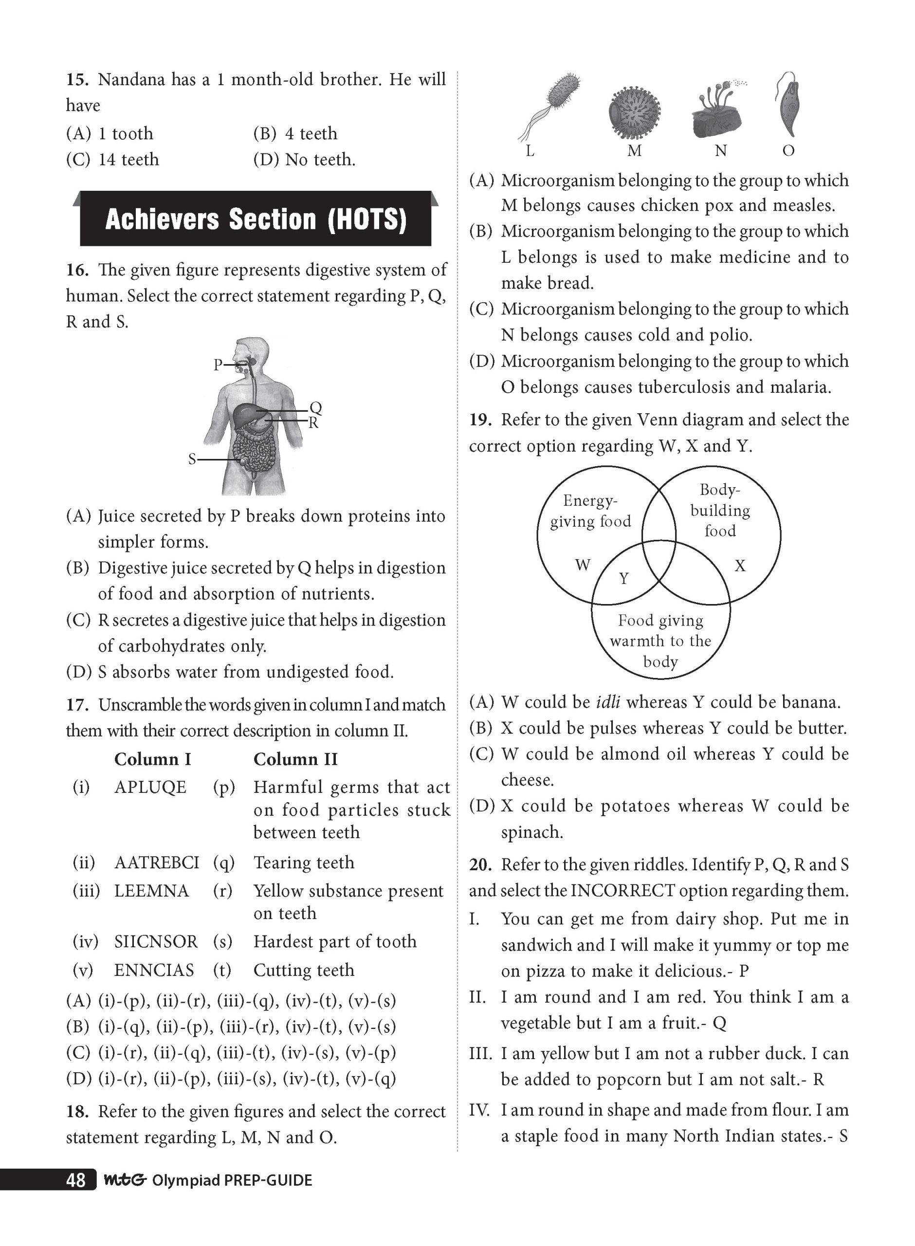 Class 4 Olympiad Prep-Guide (OPG) Science (ISO) - Detailed Theory, Self Test For SOF 2026-27 Exam