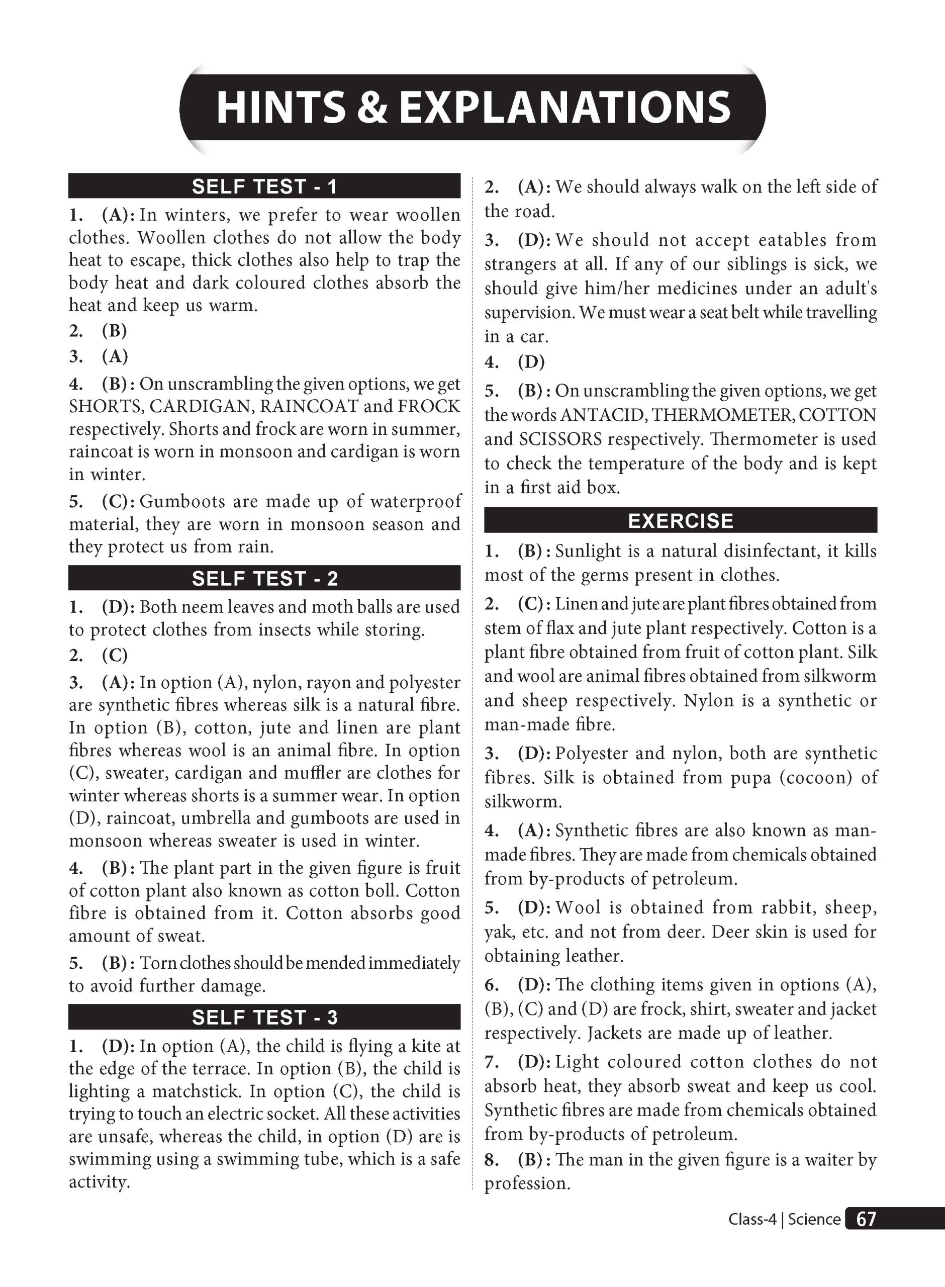 Class 4 Olympiad Prep-Guide (OPG) Science (ISO) - Detailed Theory, Self Test For SOF 2026-27 Exam