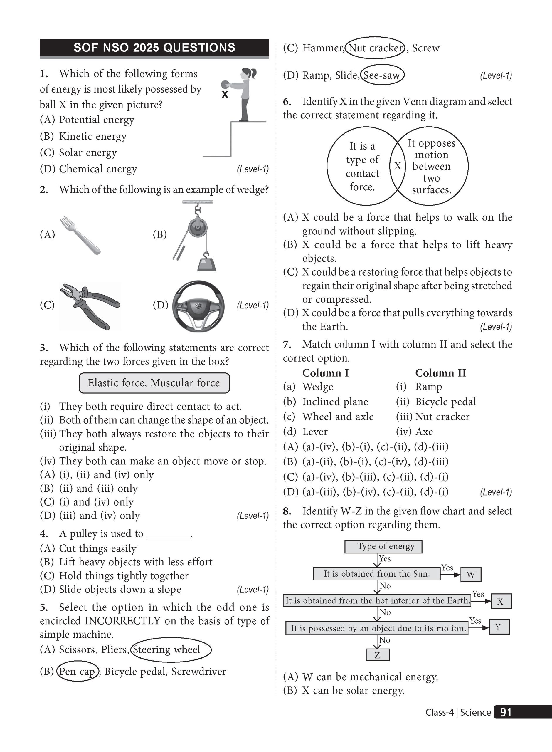 Class 4 Olympiad Prep-Guide (OPG) Science (ISO) - Detailed Theory, Self Test For SOF 2026-27 Exam