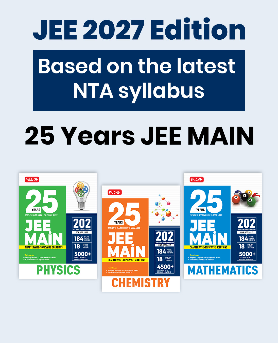 25 Years JEE MAIN Chapterwise Topicwise (2026-2002) - Physics For 2027 Exam
