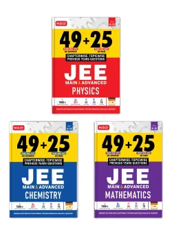 49+25 Years JEE Main and Advanced Physics, Chemistry and Mathematics