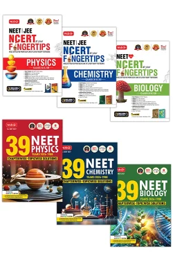Objective NCERT at your FINGERTIPS and NEET 39 Years PYQ Physics, Chemistry and Biology Combo – NEET Books (Based on NCERT Latest Pattern For 2027 Exam)