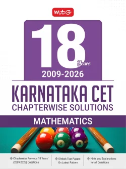 18 years Karnataka CET Chapterwise Solutions Mathematics