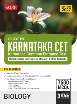 Objective Karnataka CET Biology Book For 2027 KCET Exam with Previous 10 Years Solved Question Papers
