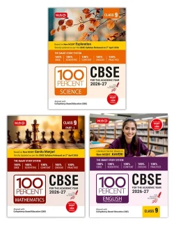100 Percent NCERT and CBSE Science, Mathematics, English Class 9 For 2026-27 Exam Combo