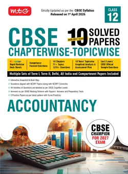 CBSE 10 Years (2026-2017) Chapterwise Topicwise Solved Papers Class 12 Accountancy (PYQ) Book - CBSE Champion For 2027 Exam | (Based on Latest Pattern)