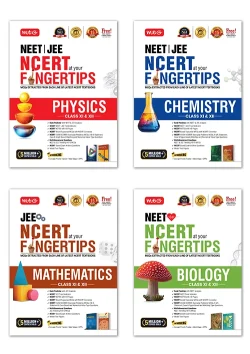 Objective NCERT at your FINGERTIPS Physics, Chemistry, Mathematics and Biology Combo – NEET/JEE Books (Based on NCERT Latest Pattern For 2027 Exam)