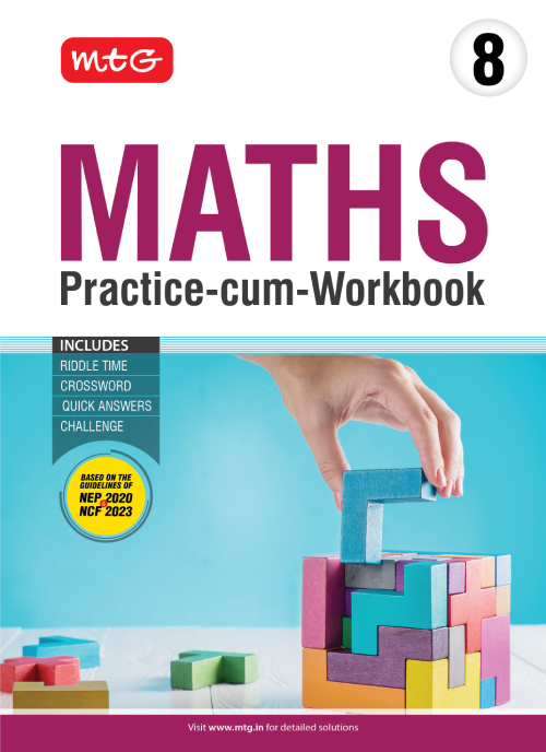 Class 8 Maths Practice-cum-Workbook with NEP Guidelines
