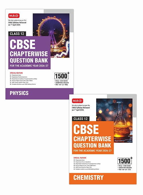 CBSE Chapterwise Question Bank Class 12 - Physics and Chemistry (For 2027 Board Exam)