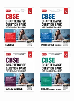 Class 10 – CBSE Chapterwise Question Bank Science, Mathematics, English and Social Science (For 2027 Board Exam)