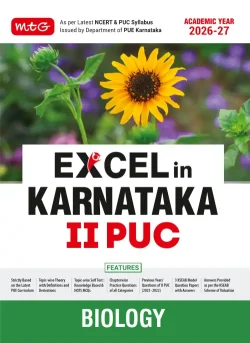 Excel in Karnataka PUC - II Biology Book For 2027 KCET Exam