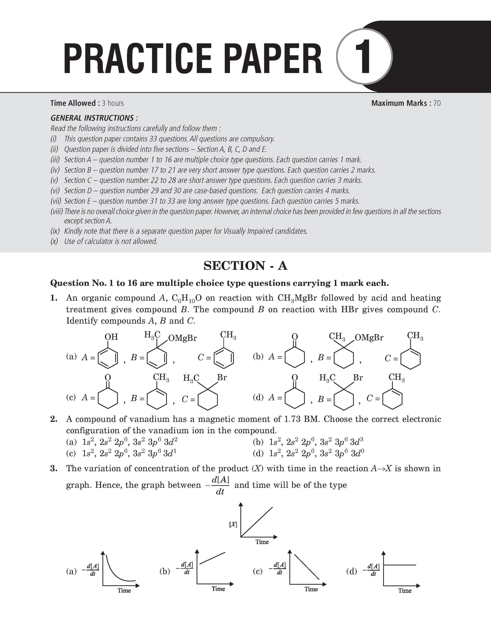 Class 12 - CBSE Chapterwise Question Bank Chemistry For 2027 Board Exam