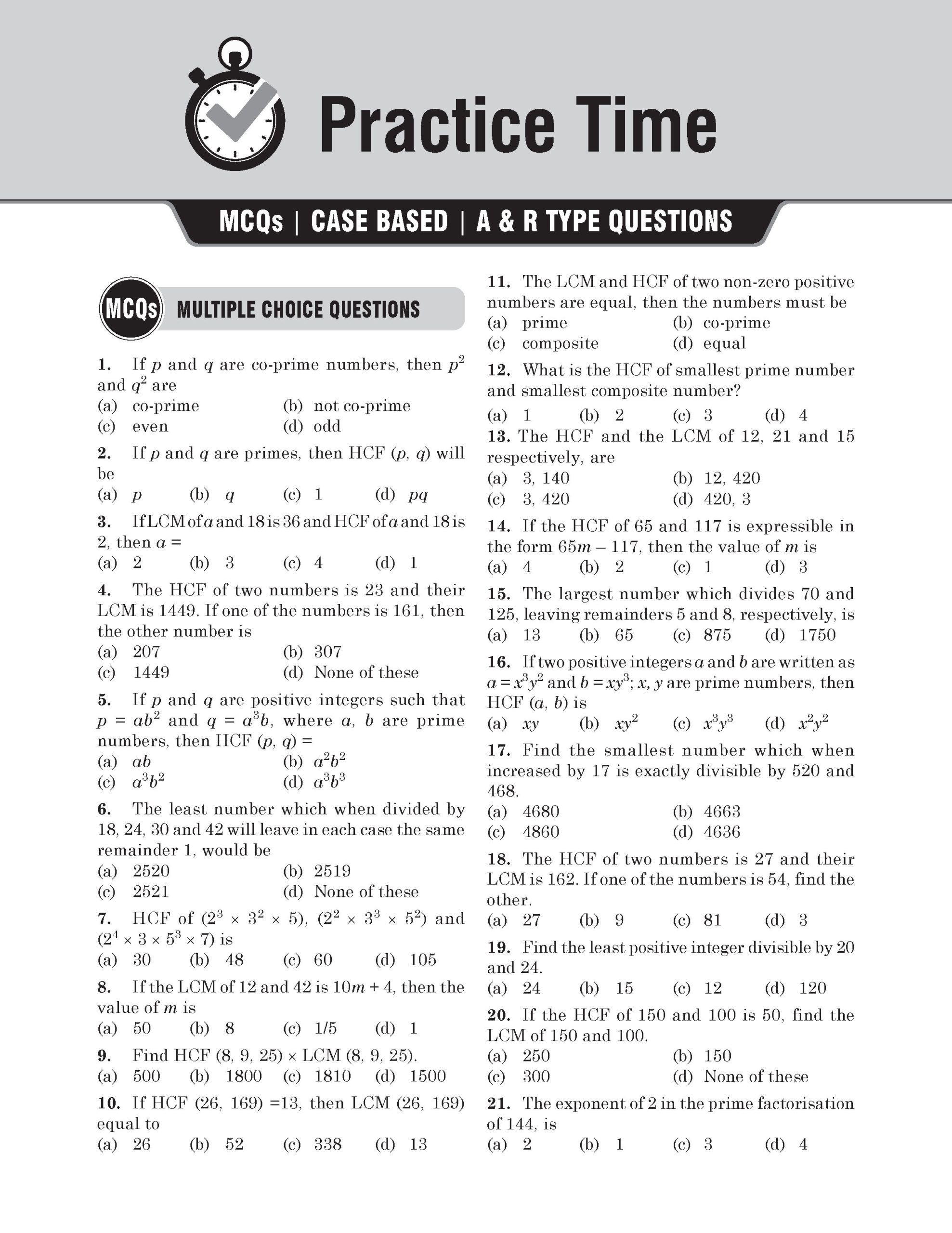 Class 10 – CBSE Chapterwise Question Bank Mathematics For 2027 Board Exam