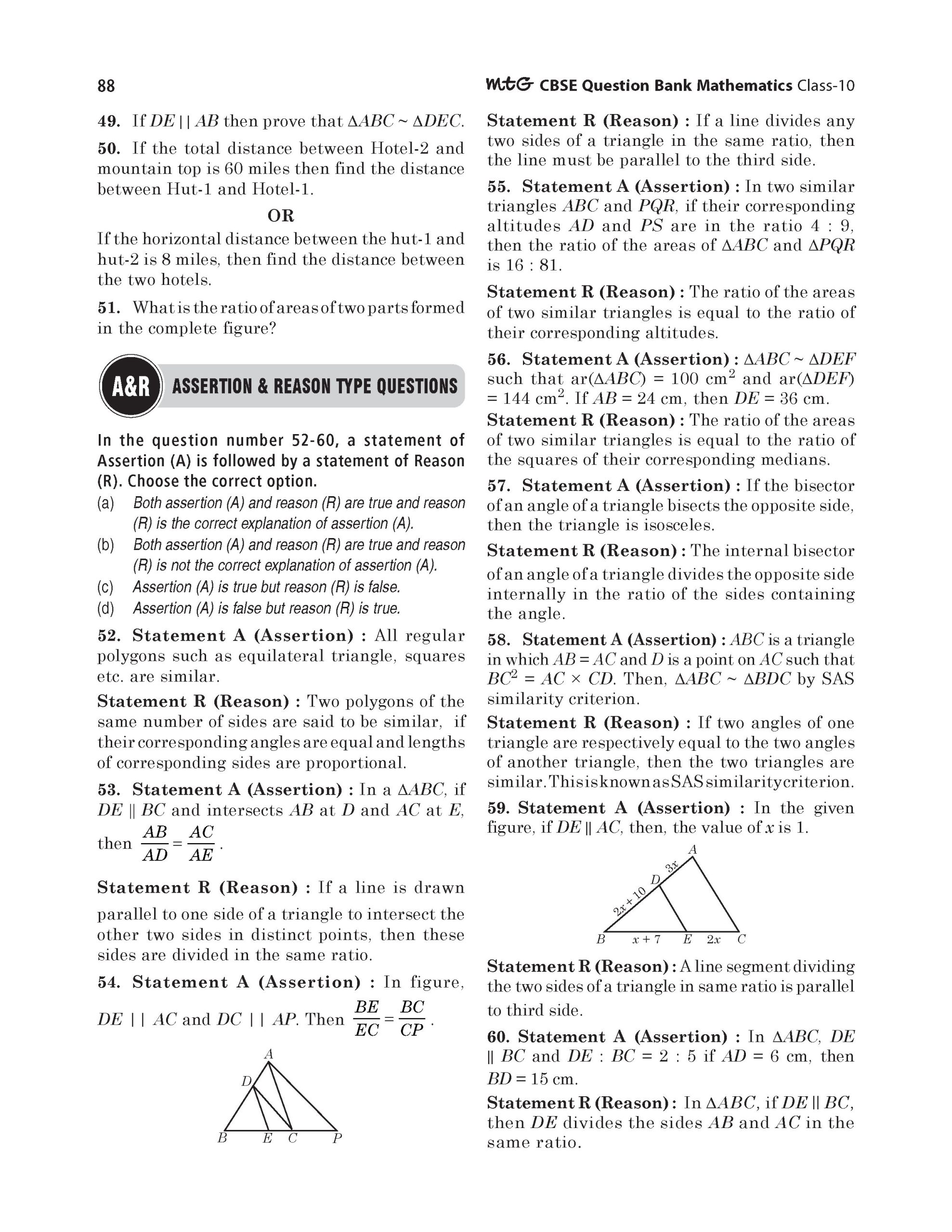 Class 10 – CBSE Chapterwise Question Bank Mathematics For 2027 Board Exam