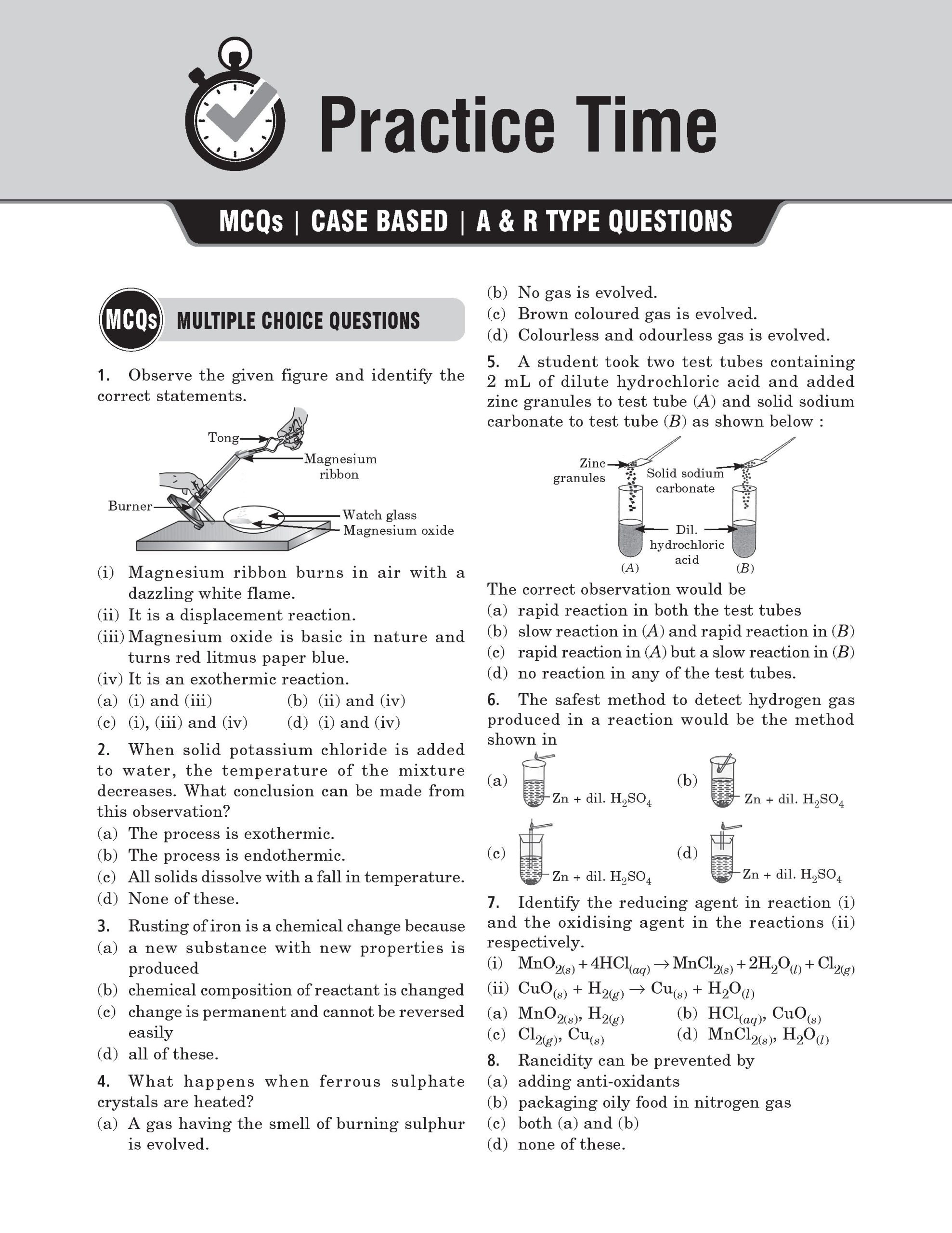 Class 10 – CBSE Chapterwise Question Bank Science For 2027 Board Exam