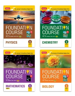 Foundation Course Class 9 Physics, Chemistry, Mathematics (Part-1) and Biology (Set of 4 Books)