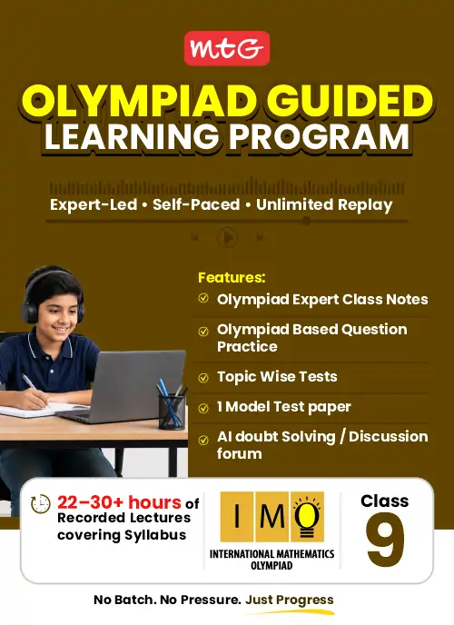 MTG Olympiad Guided Learning Program - IMO (Maths) Class 9